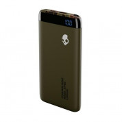 Skullcandy Portable USB-C Battery Pack 6000mAh - дизайнерска външна батерия с USB и USB-C изходи (тъмнозелен)