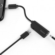 Baseus Lightning & Audio Adapter - Lightning адаптер с Lightning порт и 3.5 мм аудио вход за устройства с Lightning порт 2