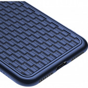 Baseus BV 2 Gen Case - силиконов (TPU) калъф  за iPhone XS, iPhone X (син) 3