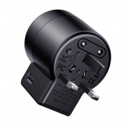 Baseus Rotation Universal Travel Adapter (ACCHZ-01) - захранване с 2 USB изхода и преходници за цял свят в едно устройство за мобилни устройства