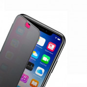 Baseus Touchable Case - силиконов (TPU) калъф, тип портфейл през който виждате информация от дисплея за iPhone XS, iPhone X (черен) 1