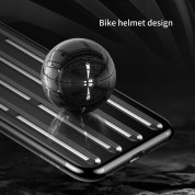 Baseus Cycling Helmet Case - силиконов (TPU) калъф с висока защита за iPhone XS Max (черен) 1