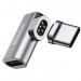 Baseus Mini Magnetic USB-C Charging Adapter 86W - USB-C към USB-C магнитен адаптер за MacBook и устройства с USB-C порт (тъмносив) 2