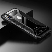 Baseus Michelin Case - удароустойчив хибриден кейс за iPhone XS Max (черен) 4