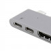 Baseus Thunderbolt C+ USB-C Hub (CAHUB-B0G) - мултифункционален хъб за свързване на допълнителна периферия за MacBook Pro (тъмносив) 3