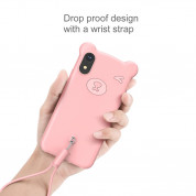 Baseus Bear Case for iPhone XS Max (pink) 1