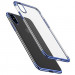 Baseus Glitter Case - поликарбонатов кейс за iPhone XS Max (прозрачен-син) 1