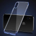 Baseus Glitter Case - поликарбонатов кейс за iPhone XS Max (прозрачен-син) 4