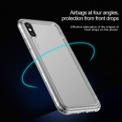 Baseus Safety Airbags Case - силиконов TPU калъф с най-висока степен на защита за iPhone XS Max (прозрачен) 6