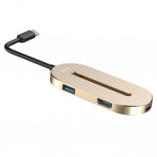 Baseus USB-C to HDMI + USB 3.0 O Hub (CABOOK-0V) (gold) 5