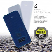 Evutec Aergo Ballistic Nylon - хибриден TPU калъф с магнитна поставка за Samsung Galaxy S8 (син) 3