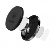 Baseus Small Ears Magnetic Holder - магнитна поставка за гладки повърхности за смартфони (черен) 2