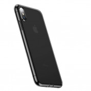 Baseus Simple Case - силиконов (TPU) калъф за iPhone XS Max (черен) 1