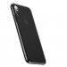 Baseus Simple Case - силиконов (TPU) калъф за iPhone XS Max (черен) 2