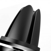 Baseus Small Ears Magnetic Car Air Vent Holder (SUER-A01) - магнитна поставка за радиатора на кола за смартфони (черен) 5