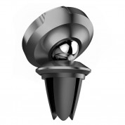 Baseus Small Ears Magnetic Car Air Vent Holder (SUER-A01) - магнитна поставка за радиатора на кола за смартфони (черен) 2