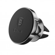 Baseus Small Ears Magnetic Car Air Vent Holder (SUER-A01) - магнитна поставка за радиатора на кола за смартфони (черен)