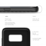 Evutec Karbon AER Series AFIX + Magnetic Mount - кевларен кейс и магнитна поставка за Samsung Galaxy S8 (карбон) 3
