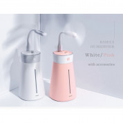 Baseus Slim Waist Humidifier (with accessories) - овлажнител за въздух с мини вентилатор и USB LED лампа в комплекта (бял) 6