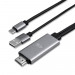 4smarts USB-C to HDMI Cable (Charging function) - кабел за свързване и зареждане от USB-C към HDMI за мобилни устройства с USB-C (черен) 1