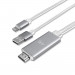 4smarts Lightning to HDMI Cable (Charging Function) - кабел за свързване и зареждане от Lightning към HDMI за мобилни устройства с Lightning (бял) 1