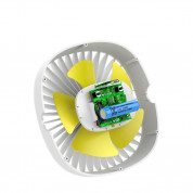 Baseus Box Clamping Fan - настолен вентилатор с щипка за закачане върху бюро или плоскости (бял) 1