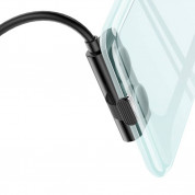 Baseus Suction Cup Lightning USB Cable - Lightning кабел за iPhone, iPad и iPod с Lightning (черен) 5