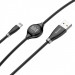 Baseus Digital Display Lightning USB Cable - Lightning кабел с измерване на ток, напрежение и консумация за iPhone, iPad и iPod с Lightning (черен) 2