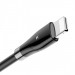 Baseus Digital Display Lightning USB Cable - Lightning кабел с измерване на ток, напрежение и консумация за iPhone, iPad и iPod с Lightning (черен) 5