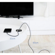 Baseus Wireless Charger Lightning USB Cable - Lightning кабел с пад за безжично зареждане за iPhone, iPad и iPod с Lightning (черен) 3