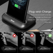 Baseus Little Volcano Desk Charging Station - док станция за iPhone с Lightning (златист) 3
