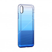 Baseus Colorful Airbag Protection Case - силиконов (TPU) калъф за iPhone XS, iPhone X (син) 2