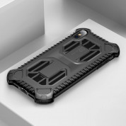 Baseus Cold Front Cooling Case - удароустойчив хибриден кейс за iPhone XS, iPhone X (черен) 1