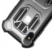 Baseus Cold Front Cooling Case - удароустойчив хибриден кейс за iPhone XS, iPhone X (прозрачен) 1