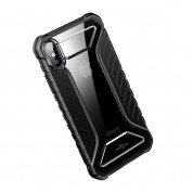 Baseus Michelin Case - удароустойчив хибриден кейс за iPhone XS, iPhone X (черен) 1