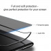Baseus Privacy 3D Tempered Glass (SGAPIPHX-TG01) - калено стъклено защитно покритие с извити ръбове и определен ъгъл на виждане за целия дисплея на iPhone 11 Pro, iPhone XS, iPhone X (черен-прозрачен) 5