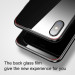 Baseus Back Glass Film - калено стъклено защитно покритие за задната част на iPhone X (черен) 8