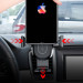 Baseus Heukji Wireless Charger Gravity Car Mount - поставка за таблото на кола с безжично зареждане за Qi съвместими смартфони (черен) 7