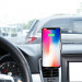 Baseus Heukji Wireless Charger Gravity Car Mount - поставка за таблото на кола с безжично зареждане за Qi съвместими смартфони (черен) 11