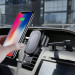 Baseus Heukji Wireless Charger Gravity Car Mount - поставка за таблото на кола с безжично зареждане за Qi съвместими смартфони (черен) 10