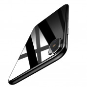 Baseus Back Glass Film - калено стъклено защитно покритие за задната част на iPhone XS (черен)