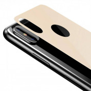 Baseus Back Glass Film for iPhone XS (gold) 3