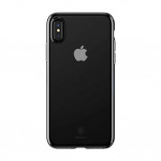 Baseus Simple Case - силиконов (TPU) калъф за iPhone X (черен)