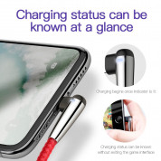Baseus Sharp-bird Mobile Game Cable - Lightning USB кабел за iPhone, iPad и iPod с Lightning (100 см) (черен) 2