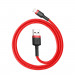 Baseus Cafule USB Lightning Cable (CALKLF-A09) - Lightning USB кабел за Apple устройства с Lightning порт (50 см) (червен) 7