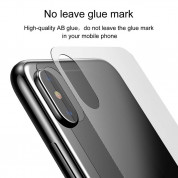 Baseus Back Glass Film - калено стъклено защитно покритие за задната част на iPhone XS Max (прозрачен) 5