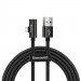 Baseus Entertaining Audio Data Cable - USB Lightning кабел с допълнителен Lightning порт за устройства с Lightning конектор 1