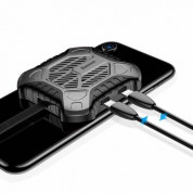 Baseus Suction Fan Lightning USB Adapter - Lightning адаптер за iPhone, iPad и iPod с Lightning порт (черен) 1