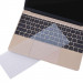 ZKY Keyboard Cover - силиконов протектор за клавиатурата на MacBook Pro 13 и 15 with Touch Bar (2016-2019) (прозрачен-мат) (bulk) 4
