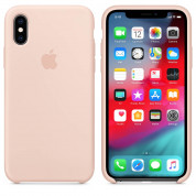 Apple Silicone Case for iPhone XS (pink sand) 3